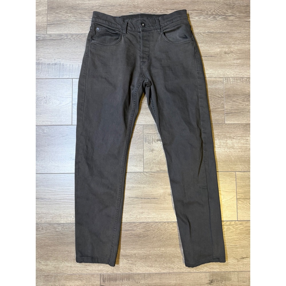 Hudson Byron Five Pocket Straight Leg Jeans Dark Brown M255OSB Mens Size 32x30